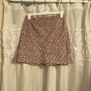 Vintage Floral Skort